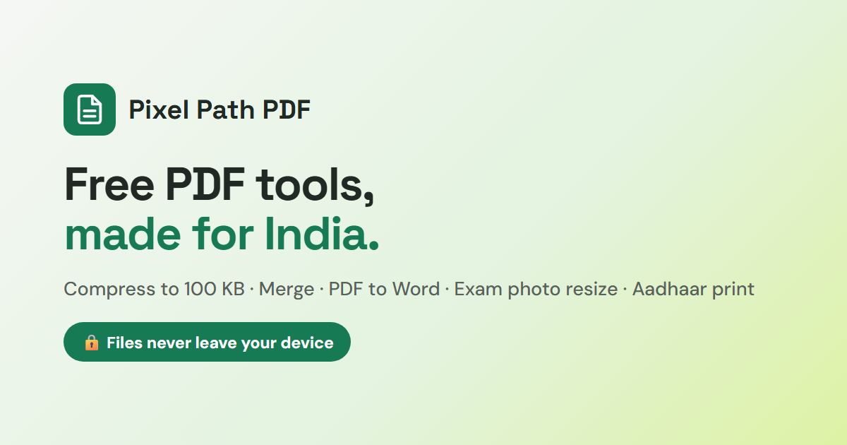 OCR PDF Free – Hindi & English Scanned PDF to Text
